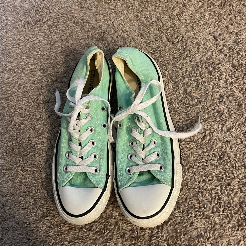 Womans Mint Converse